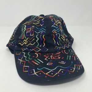 Chico’s Tribal Print Hat Buckle Back Nola Rainbow